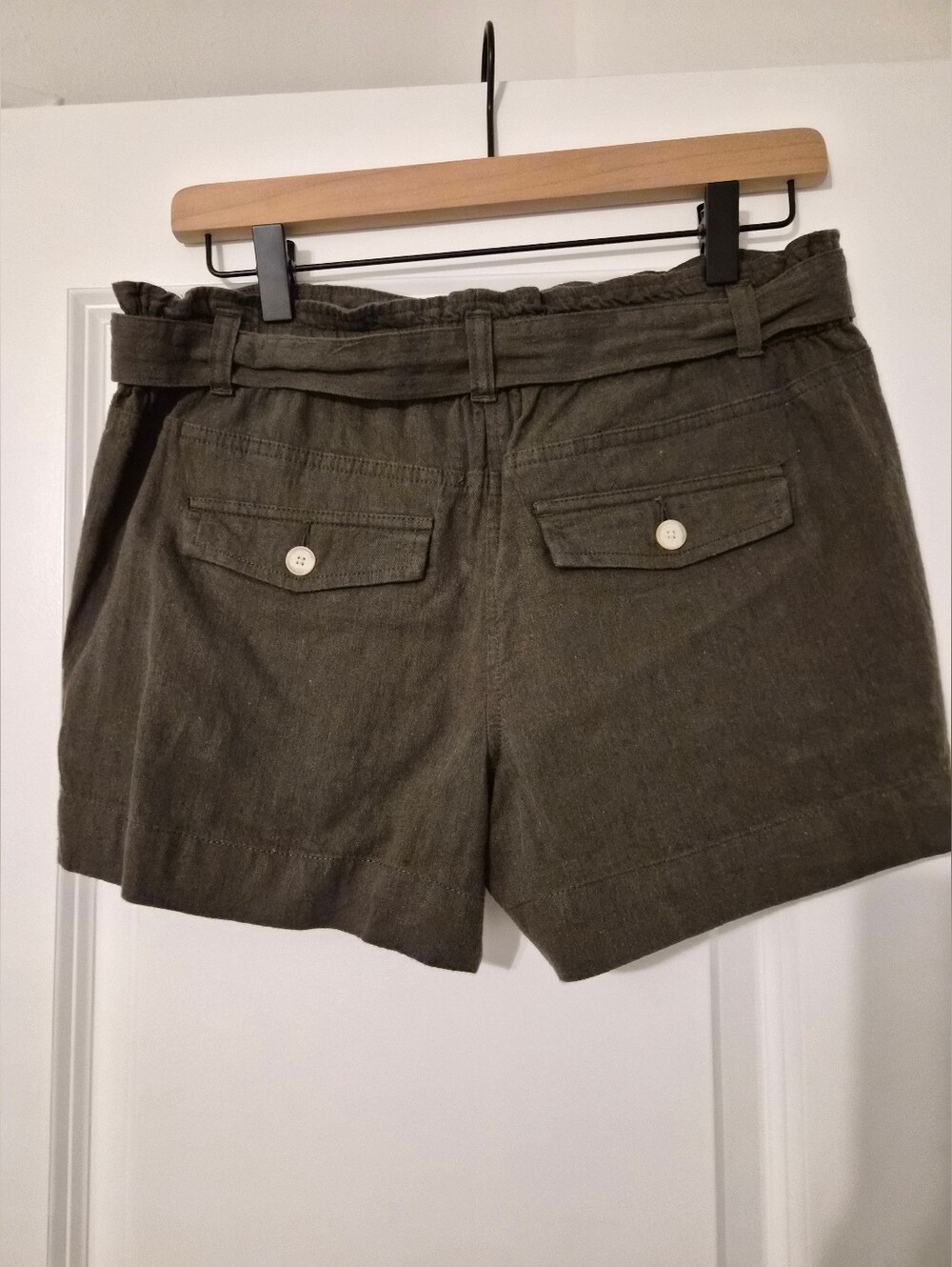 Ann Taylor Loft Olive Green Shorts - Picture 3 of 5